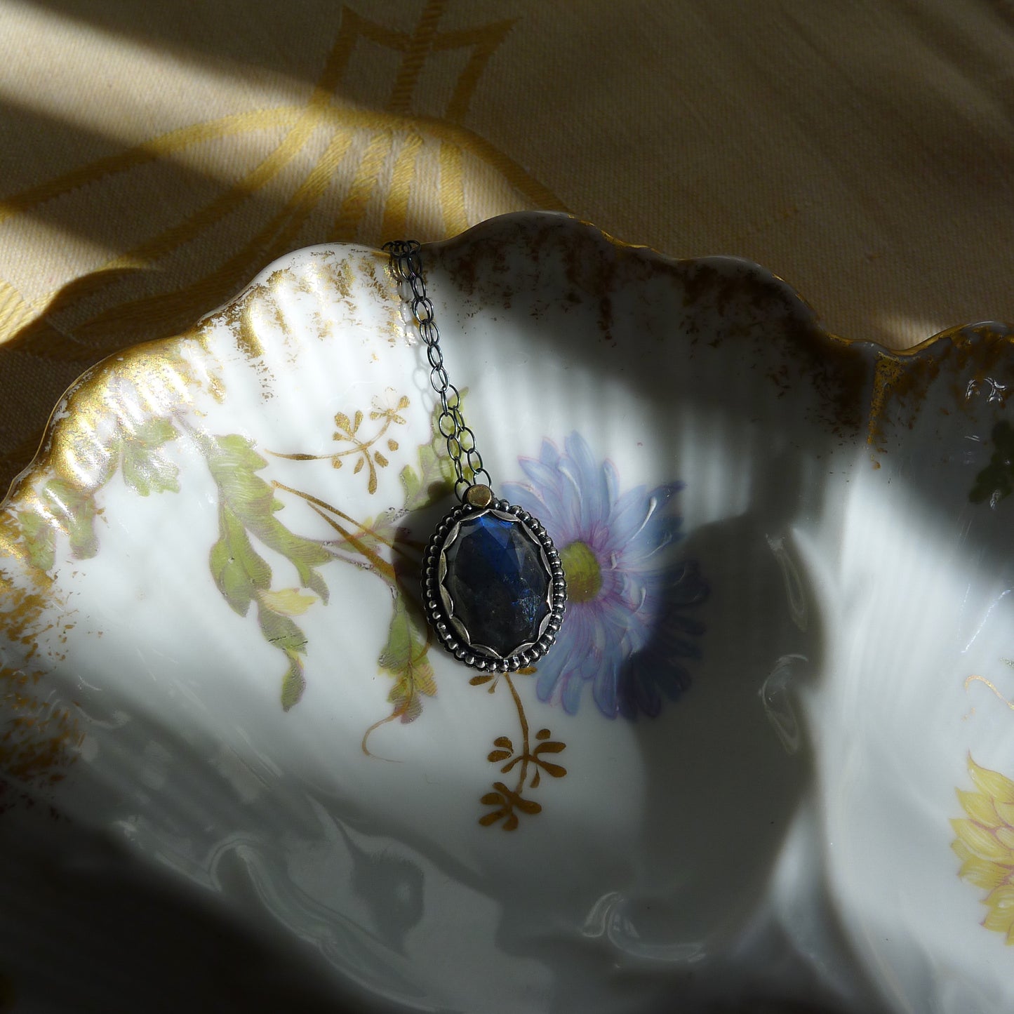 Faceted Labradorite Pendant